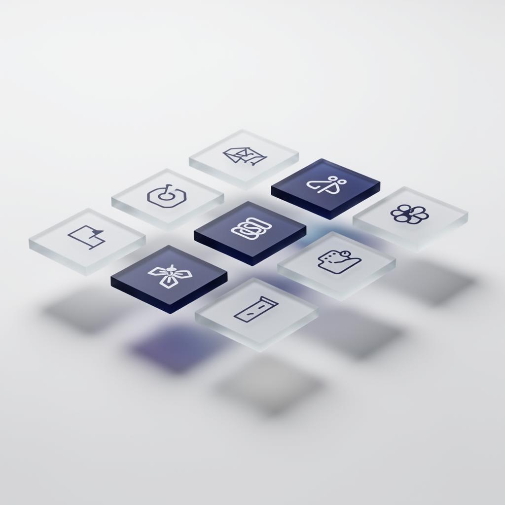 Wuaya strategy board with floating tiles